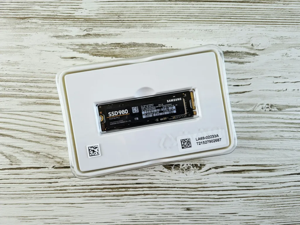 SSD Samsung 980 pro - Under PC