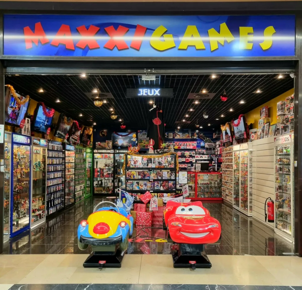 boutique de jeux vidéos